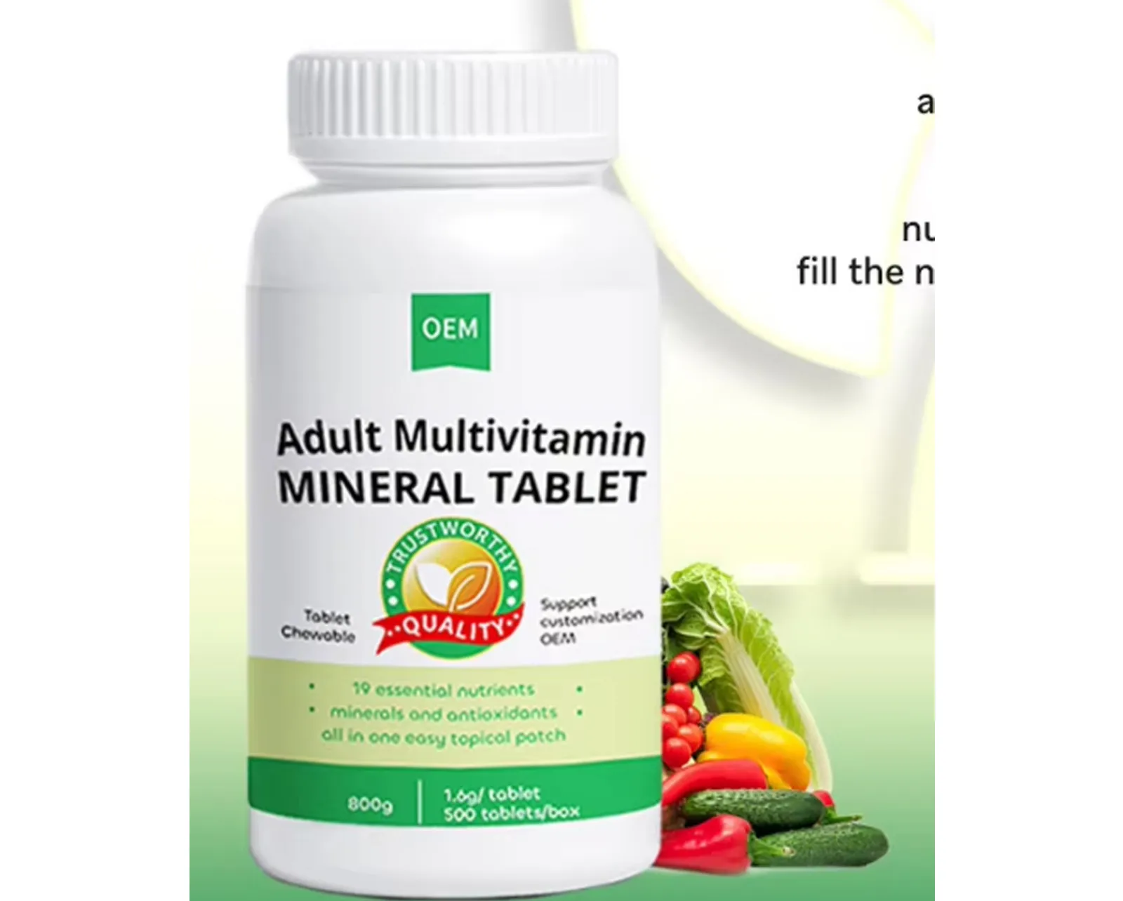 Adult Multivitamin Mineral Tablet