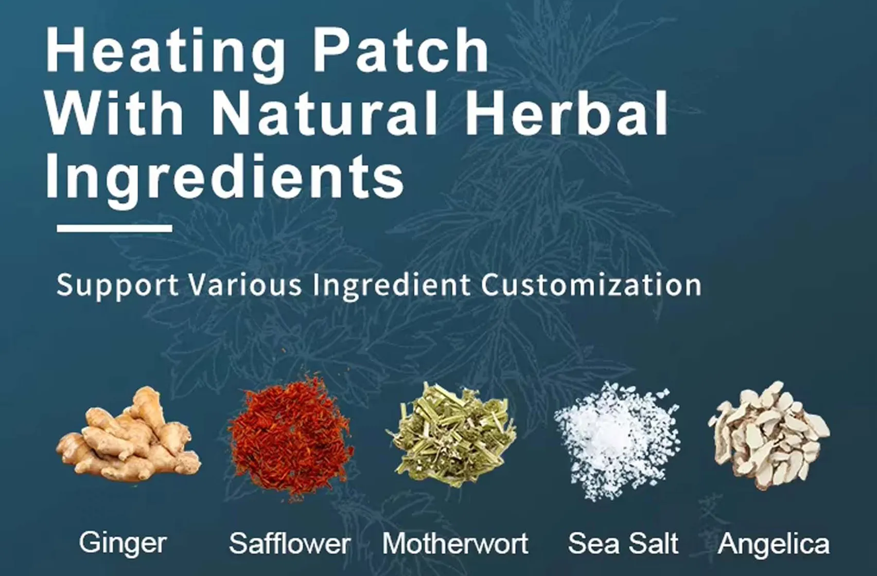 Heating Patch with Natural Herbal Ingredients