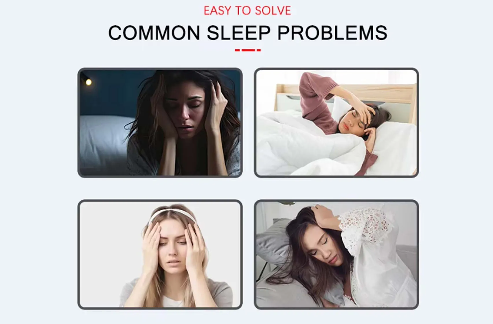 Easy to Solve Common Sleep Problems
