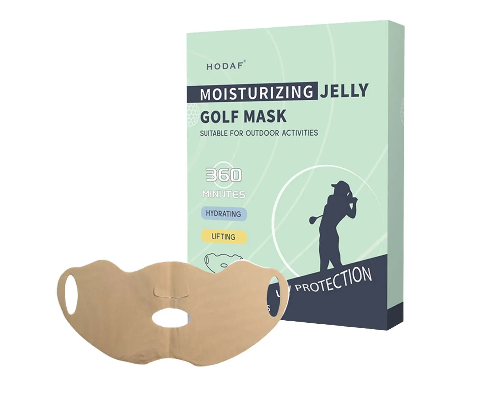 Golf Hydrogel Facial Under Skin Mask
