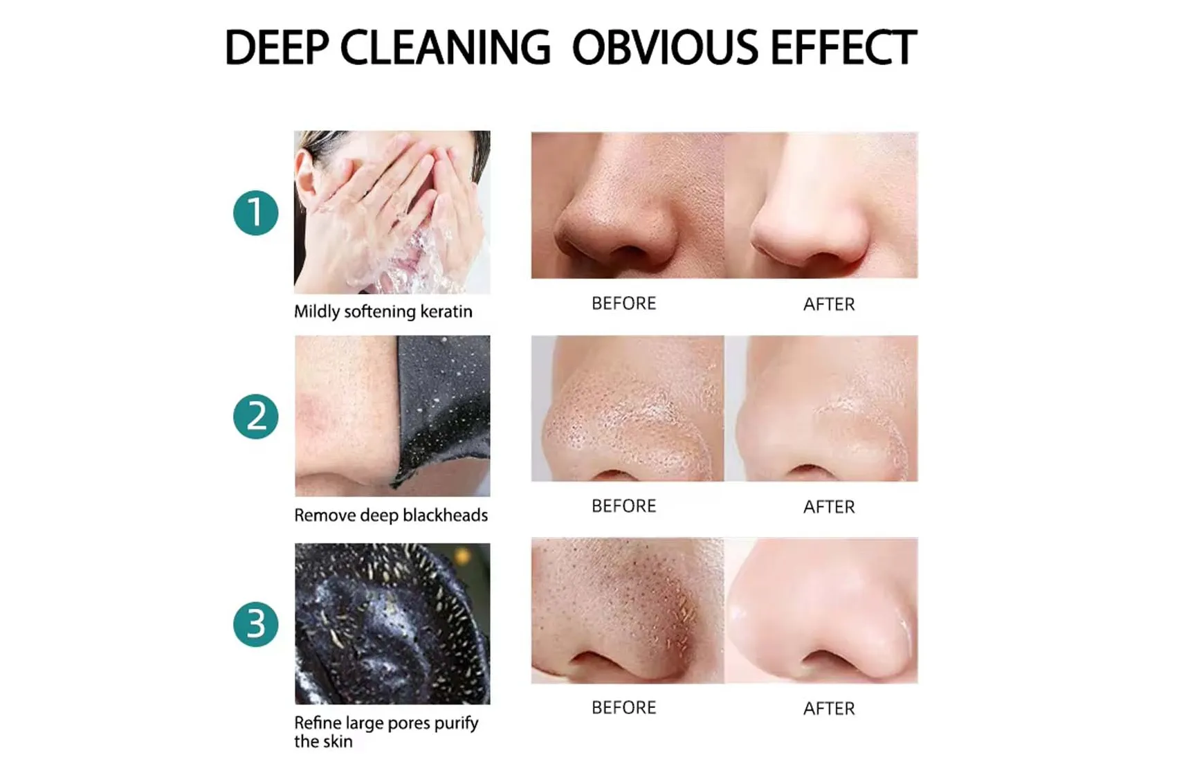 Deep Cleaning Obvious Effect