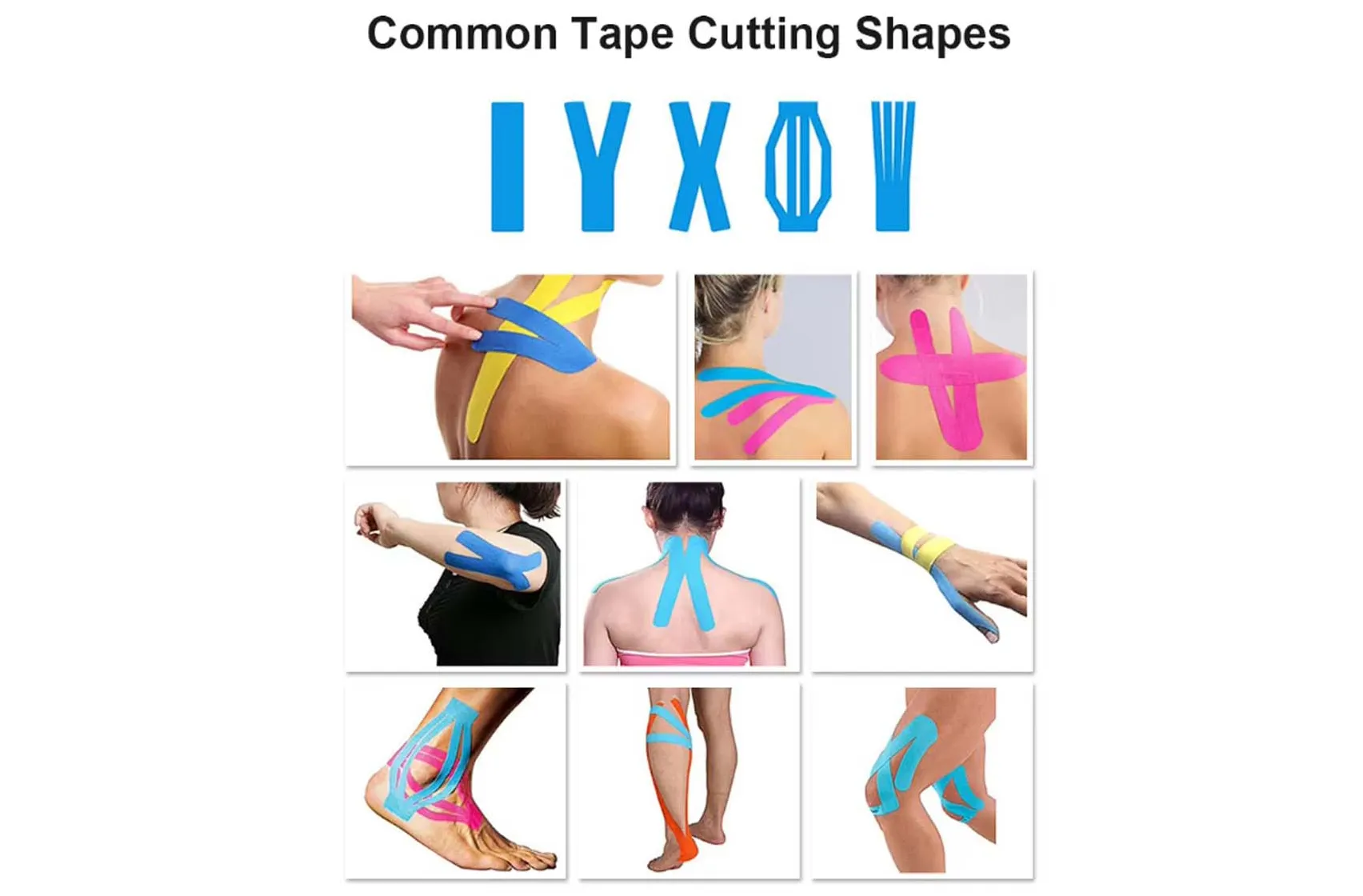 Common Tape Cutting Shapes