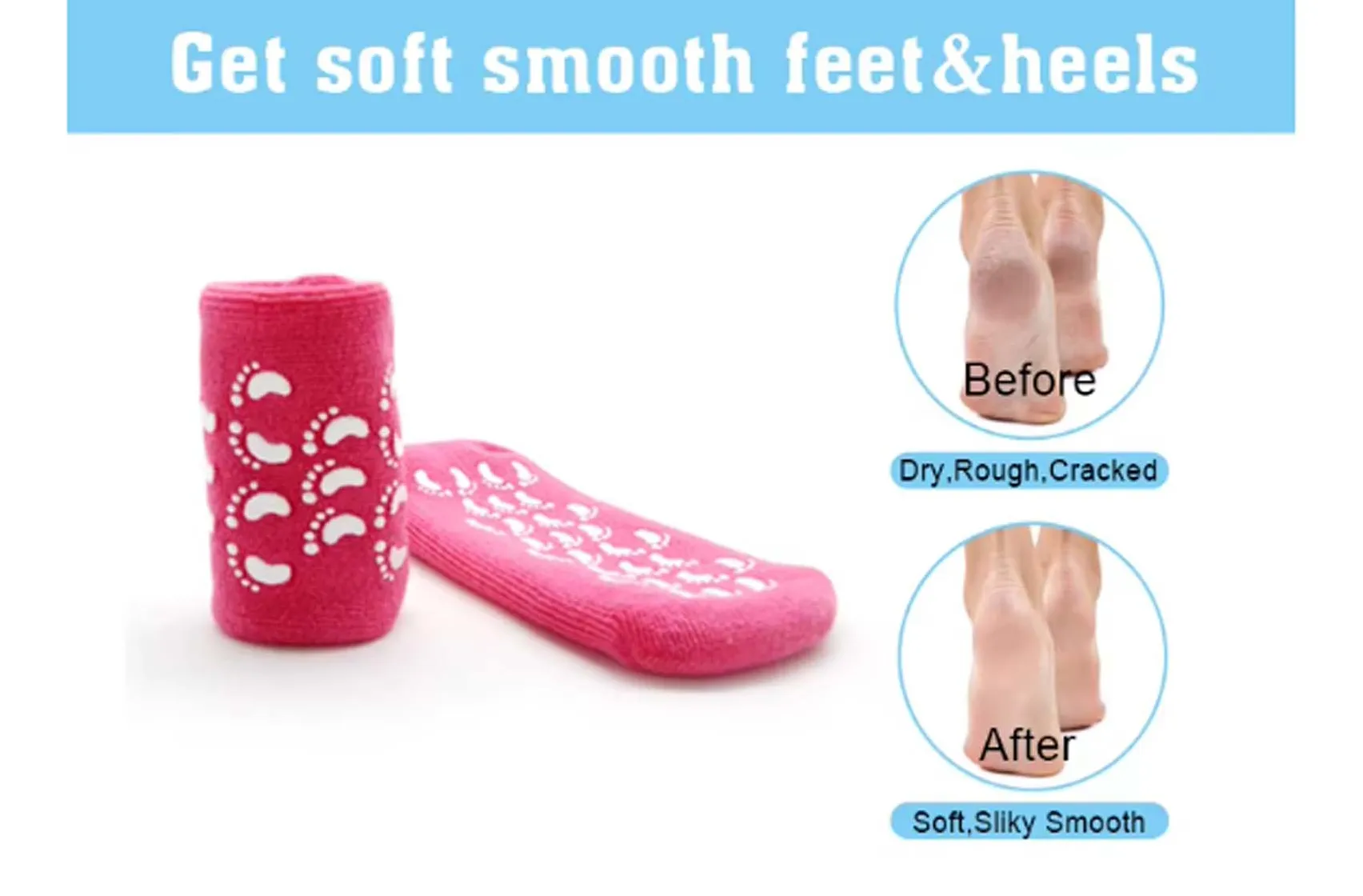 Get Soft Smooth Feet&Heels