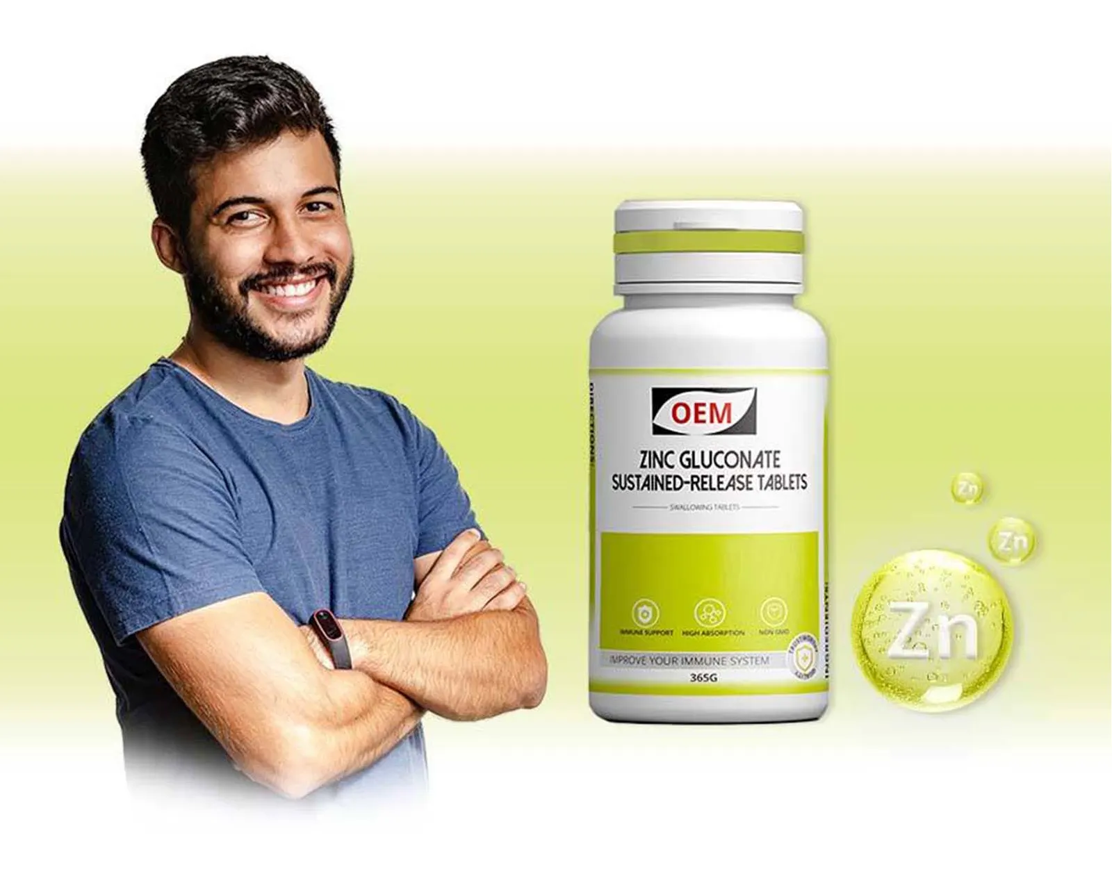 Zinc Gluconate Sustained Release Tablets