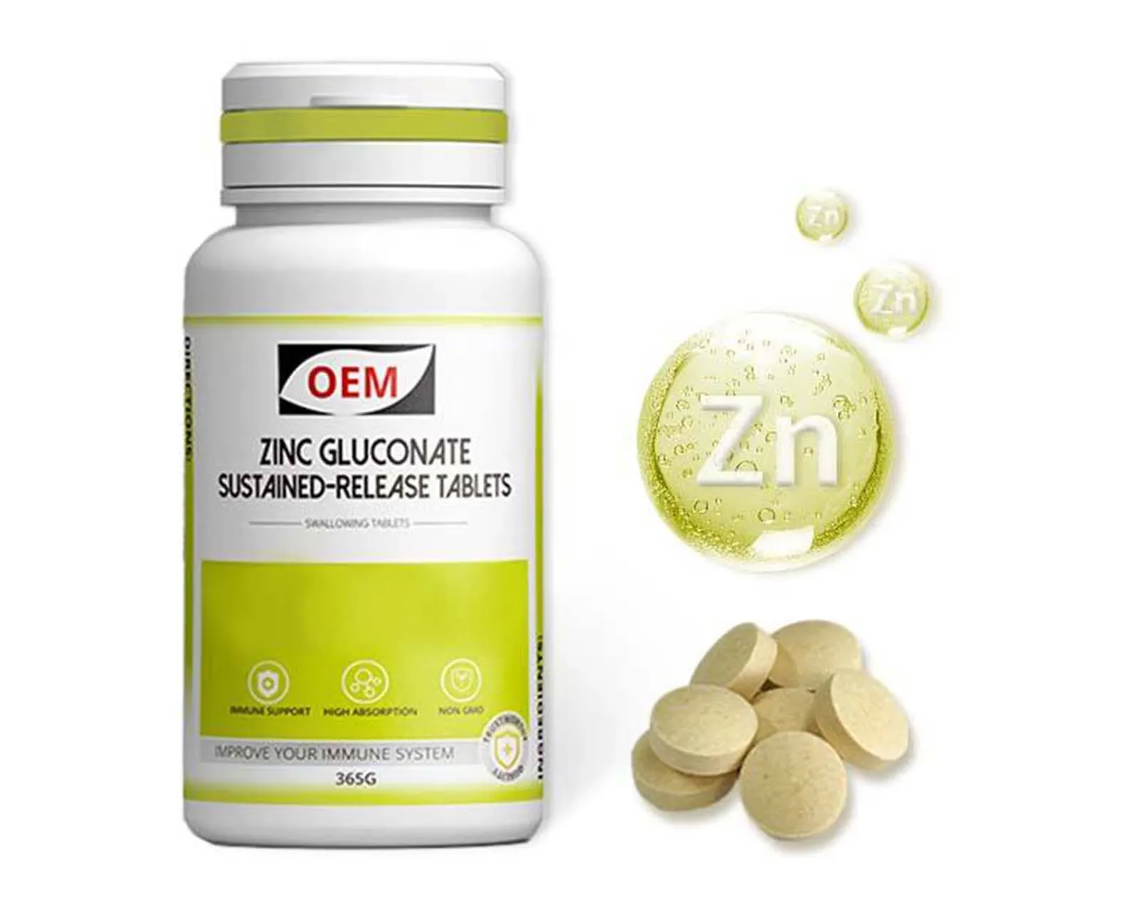 Zinc Gluconate Sustained Release Tablets
