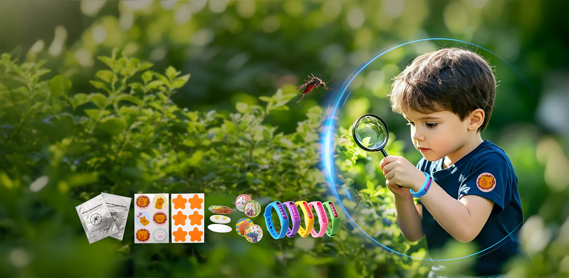 HODAF Mosquito Repellent Patches & Bracelets – Safe Outdoor Protection